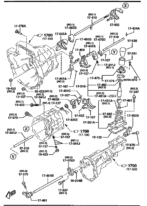 NB2 MT チェンジ コントロール システム (6 スピード)